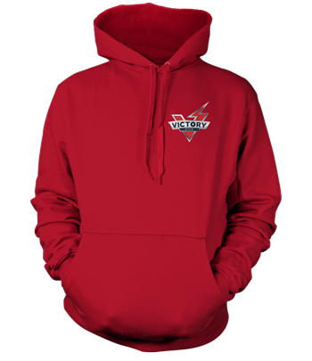 Victory Style red hoodie